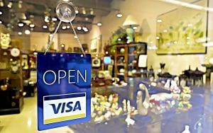 Visa Krypto Kreditkarte Zahlung akzeptiert