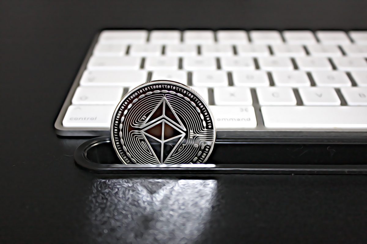 Ethereum Coin for einer Tastatur,, Titelbild