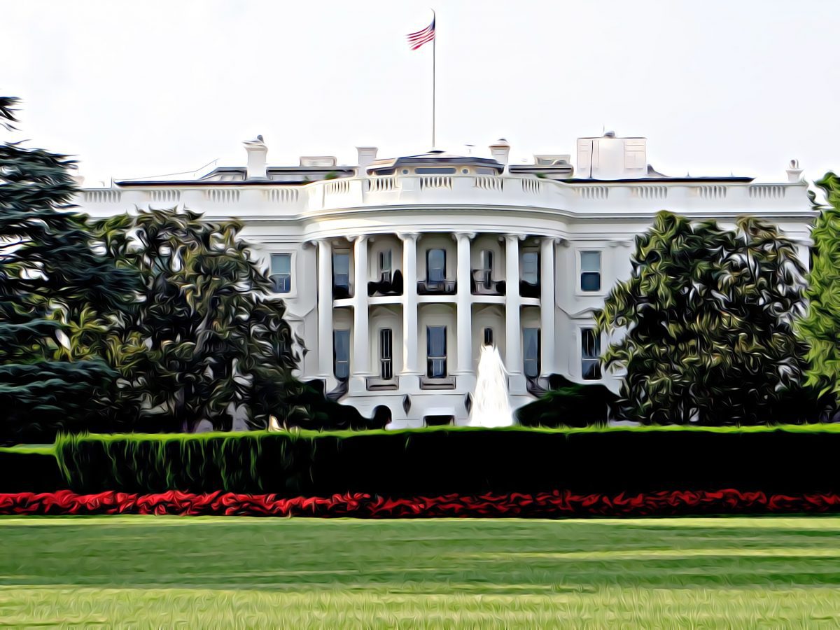White House in den USA, das Weiße Haus