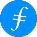 Das Logo der Filecoin FIL Coin