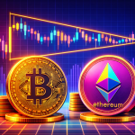 Bitcoin Kurs und Ethereum Kurs vor Triangle Seitwärtsbewegung