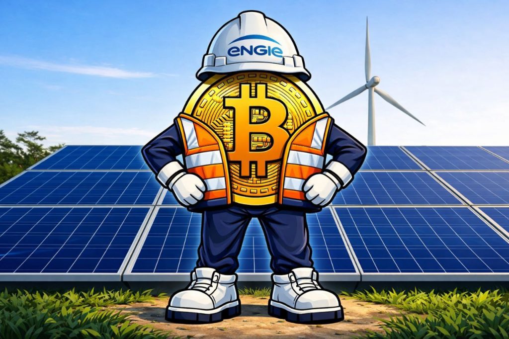 Titelbild zur Bitcoin News über Engies Eintritt ins Bitcoin Mining