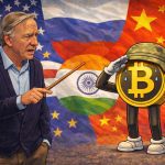 Titelbild zur Bitcoin News über die Rolle von BTC in der neuen Weltordnung