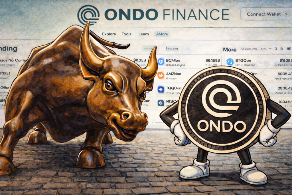 Titelbild zu der DeFi News über Ondo Perps und die Bedeutung der ONDO Coin