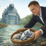 Titelbild zur Ethereum News über Peter Thiel und dem Abstoßen seines ETH-Engagements