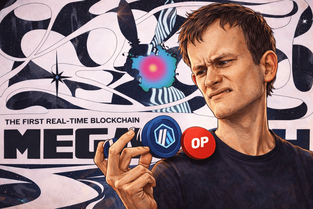 Titelbild für Ethereum News über den MegaETH Mainnet-Launch, seine Positionierung und warum andere L2s angezählt sind