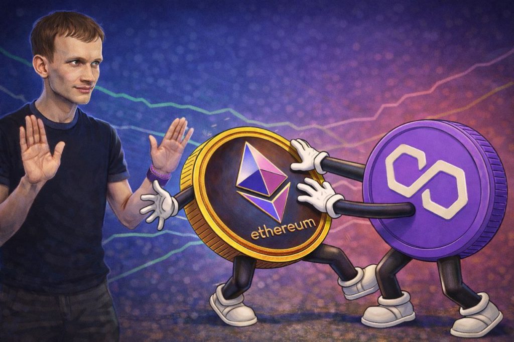 Polygon übertrifft Ethereum kurzzeitig in Gebühren, während Vitalik Buterin warnt