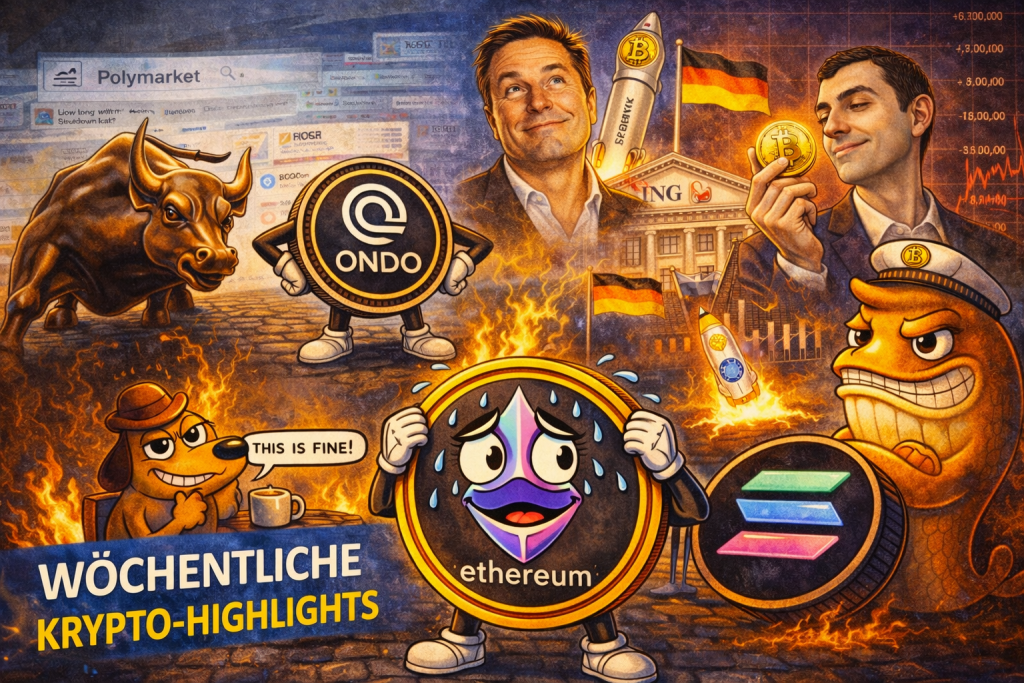 Titelbild für die spannendsten Krypto-News der Kalenderwoche 6 in 2026