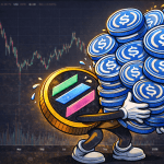 Titelbild zur Solana News über USDC-Zuflüsse, während Solana Kurs fällt