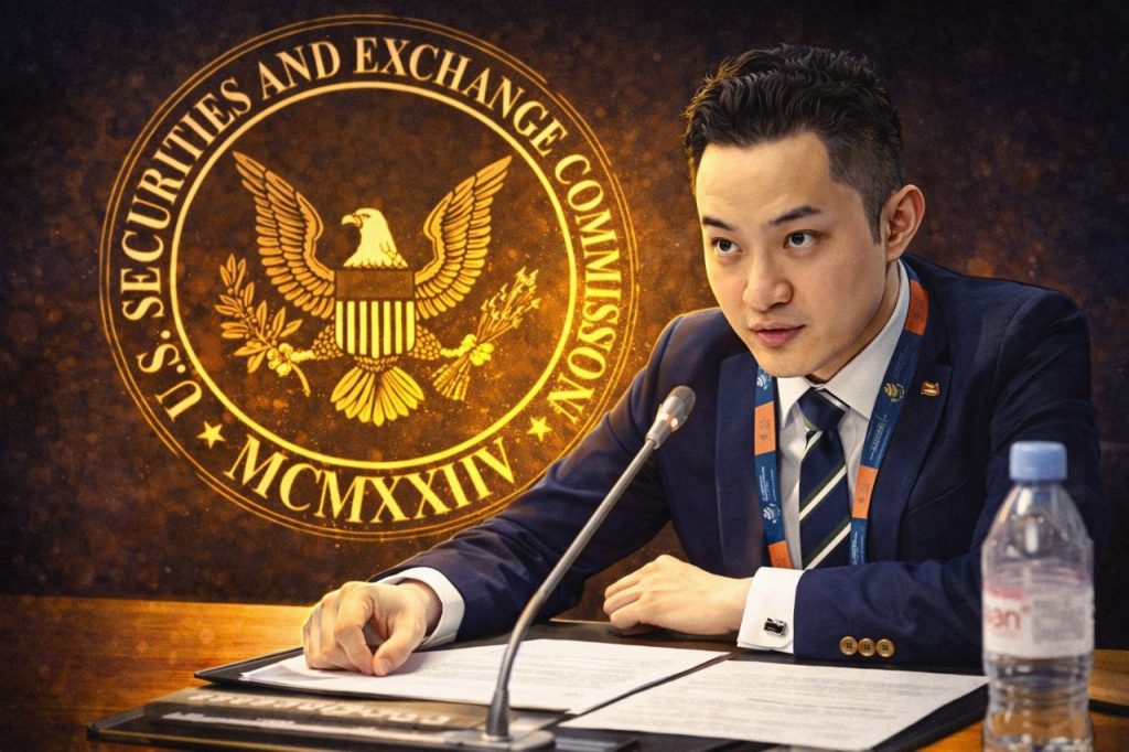 Titelbild für die TRON News zum Vergleich mit der SEC